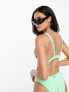 Nike Swimming Essentials bralette bikini top in green