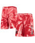 Big Boys Red Toronto Raptors Santa Monica Tie-Dye Shorts