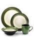 Grand Jade Luxurious Dinnerware with Complete Set of 16 Pieces