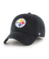 Men's Black Pittsburgh Steelers Franchise Logo Fitted Hat