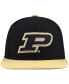 Men's Black/Gold Purdue Boilermakers 2-Tone 2.0 Snapback Hat