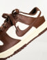 Nike Dunk low trainers in cacao wow brown