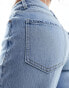 New Look waist enhance mom jeans in medium wash blue