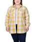 Yellow White Plaid