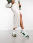 New Balance 327 trainers in white and green - exclusive to ASOS