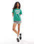 ASOS DESIGN regular fit t-shirt with daddy i love him graphic in green