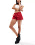 Stradivarius jersey short in red