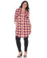 Plus Piper Stretchy Plaid Tunic