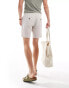 Jack & Jones linen chino short in beige