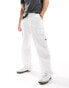 Tommy Jeans Aiden cargo trousers in white