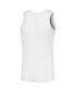 Men's White San Diego Padres Two-Pack Tank Top