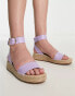 RAID Alice flatform espadrilles in lilac