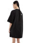 The North Face Simple Dome logo t-shirt dress in black