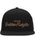 Men's Black Vegas Golden Knights Core Team Script 2.0 Snapback Hat