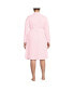 Plus Size Cooling Robe with Piping