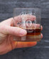 Cheers to 10 Years 10th Anniversary Gifts Whiskey Rocks Glass, 10 oz