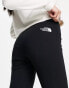 The North Face Interlock cotton leggings in black