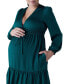 Women's Maternity Gathered Mini Dress