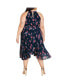 Plus Size Miriam Print Dress