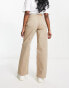 NA-KD x Rianne Meijer wide leg jeans in dark beige