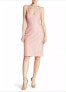 Marina 158657 Women's Back Cutout Lace Dress Sleeveless Blush Size 14