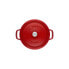 Zwilling STAUB LA COCOTTE - Casserole baking dish - Round - Cast iron - Ceramic - Gas - Halogen - Induction - Sealed plate - Cherry - Enamel