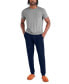 Men's Snooze Relaxed-Fit Heathered Sleep T-Shirt