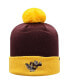 Men's Maroon, Gold Minnesota Golden Gophers Core 2-Tone Cuffed Knit Hat with Pom