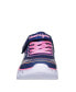 Little Girls Heart Lights-Retro Hearts Light-Up Fastening Strap Casual Sneakers from Finish Line