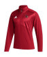 Men's Red Louisville Cardinals Sideline AEROREADY Raglan Sleeve Quarter-Zip Jacket