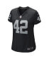 Women's Ronnie Lott Black Las Vegas Raiders Game Retired Player Jersey