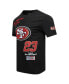 Men's Christian McCaffrey Black San Francisco 49ers Fast Lane Name Number Player T-Shirt