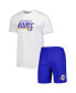 Комплект пижамы Concepts Sport Royal, White Los Angeles Rams Downfield T-shirt and Shorts Sleep Set