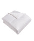 European White Goose Down 1000 Thread Count Cotton Comforter, Twin