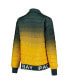 Women's Green, Gold Green Bay Packers Color Block Full-Zip Puffer Jacket