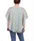 Women's Lace Poncho Top with Bar