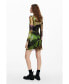 Women's Printed Mini Dress M. Christian Lacroix