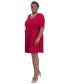 Women's Caroline Crepe Scoop-Neck Dress