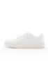 ASOS DESIGN plimsoll trainers in white