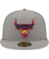 Men's Gray Chicago Bulls Color Pack 59FIFTY Fitted Hat