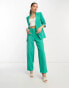 Vila Petite tailored blazer co-ord in green