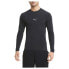 Puma ExoAdapt Crew Neck Long Sleeve Athletic T-Shirt Mens Black Casual Tops 5201