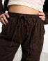 Cotton:On utility wide leg pants in brown