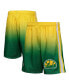 Men's Yellow and Green Seattle SuperSonics 1994/95 Hardwood Classics Fadeaway Reload 3.0 Swingman Shorts