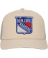 Men's Cream New York Rangers Foam Front Trucker Adjustable Hat