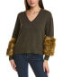 Naadam Wool & Cashmere-Blend Sweater Women's Green Xs