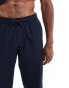 Jack & Jones co-ord seersucker trouser with in navy