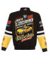 Men's Black Joey Logano Two-Time NASCAR Cup Series Champion Twill Full-Snap Jacket