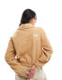 The North Face Glacier wide neck boxy 1/4 zip fleece in beige Exclusive at ASOS