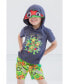 Toddler Boys Leonardo Michelangelo Raphael T-Shirt and Mesh Shorts Outfit Set to